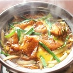 Tententei - 大山どり柳川風  chicken and eggs boiled in soup