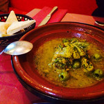 モロッコ タジンや - 鶏肉と塩レモンのタジン鍋