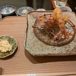 東京肉しゃぶ家 秀彬 - 天然車海老フライ