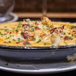 わいん食堂 Chez とし - 2026.1 牡蠣とベーコンのグラタン（2,000円）
