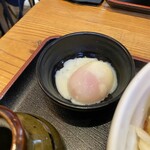 うどん居酒屋 江戸堀 - 温泉卵ですよ