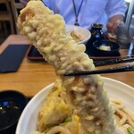 うどん居酒屋 江戸堀 - 竹輪天もボリュームあって美味しい