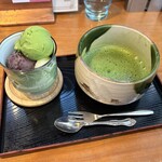 茶屋 イツカ - ミニあんみつとお抹茶