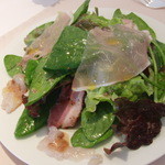 レストラン 結 - シンプルコースのサラダ