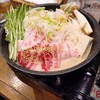 旨唐揚げと居酒メシ ミライザカ - 霧島黒豚と水菜のごま豆乳鍋