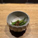 深夜食堂GAMIN - ししとうとシラス炒め