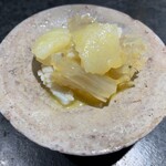 イチリン ハナレ - ②クラゲとアオリイカのマスタードソース