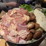 炭火串焼 焼き鳥×野菜巻き串 もちの木 - 塩ちゃんこ鍋