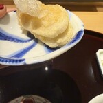 天ぷら たなか - カラスミもち