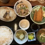 和楽亭 澤 - 日帰り定食3点盛り　1,000円
