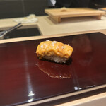 鮨けんすけ - 軍艦でなく、海苔が無い方がウニをより感じる