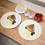 UNITY CAFE - ・ルイボスティー
                                ・濃いピスタチオのバスクチーズケーキ