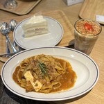 イー・エー・グラン - ・あまおうカスタードラテ(Iced)
・ナスとモッツァレラのボロネーゼフェットチーネ
・GISHIKIショートケーキ