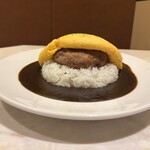 洋食と喫茶 咖喱屋ボングー - ふわとろオムレツ ハンバーグカレー