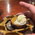 焼とり 鳥次 - さつまいも（ホイップバター乗せ）