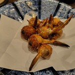 海鮮酒場わんす - くわい唐揚げ(美味しい)