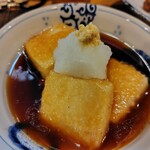 海鮮酒場わんす - 揚げ出し豆腐(…餡掛けでした)