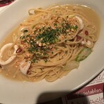 はじめの一っぽ - 青森産やりいかと下仁田ネギのペペロンチーノ