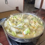 びわこ食堂 - 白菜がクタクタ＆シャキシャキになれば食べ頃