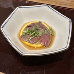肉料理ふくなが - 牛のはっさく蒸し