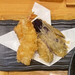 フランケル - 天ぷら4種（鶏天、海老天、薩摩芋天、茄子天）
