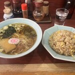 園春 - 半チャ半ラーメン¥850