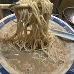 ラーメン箕輪家 - 替玉時の麺