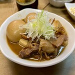 煮込 蔦八 - ★煮込み 690円 ・玉子トッピング　110円×２