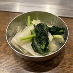 お好み焼きと鉄板焼きの店 なかまた - 水キムチ（お好み焼きと鉄板焼きの店 なかまた）2025.5