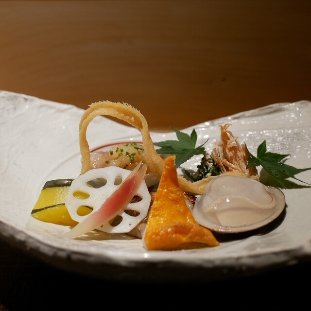 Japanese cuisine Takamitsu restaurant in Nagoya, Japan