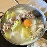 火鍋屋 - 豚肉白湯鍋ランチ1,150円