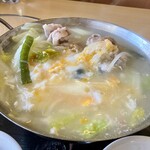 火鍋屋 - 豚肉白湯鍋ランチ1,150円