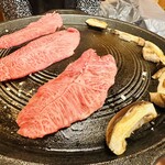 とらぢ - ミスジの焼肉