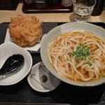 汁るべ家 - かき揚うどん