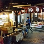 Ajidokoro Minshuku Matsuya - お店の裏手に直売所があります