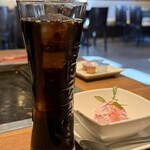 スズヤヨシモリ - ランチセットのドリンクとアイスクリーム