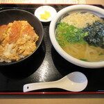 としはる - 料理写真:【としはるセット(ミニカツ丼)　８５０円】
