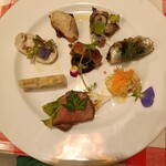 OSTERIA NAKANO - 前菜盛り合わせ