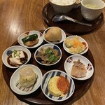日々の中華食堂 - 中華おばんざい定食(¥1800)