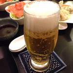 十二屋旅館 - 生ビール    スーパードライ