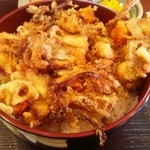 田吉庵 - かき揚げ丼大盛