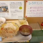 シーガル食堂 - シーラボランチ(ショーケース)↑