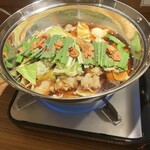 SMOKEMAN - 燻製モツ鍋(1人前)