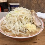 ラーメン二郎 品川店 - 小ラーメン（ニンニク少し、野菜マシ）