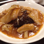 趙楊 - 2014年12月末日。巨大タコの乾物を戻したもの。