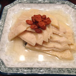 趙楊 - 2014年12月末日。冬筍人參、タケノコを甘酒と朝鮮人参で蒸したもの、