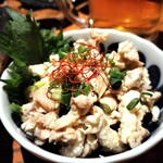 個室×名物鶏料理 とりせん - 鶏皮葱ポン酢