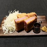 オランダ坂のハムカツ