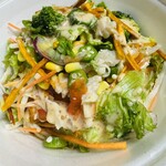 吉野家×はなまるうどん - 胡麻ドレぐるぐる