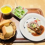 Ｌｅ 日本食堂 - ポーク肩ロースグリル（パン）